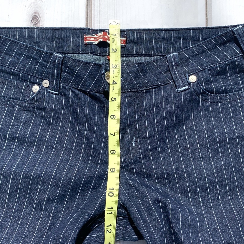 ☀️4/25 Makers of True Originals Pinstripe Jeans - Picture 7 of 13